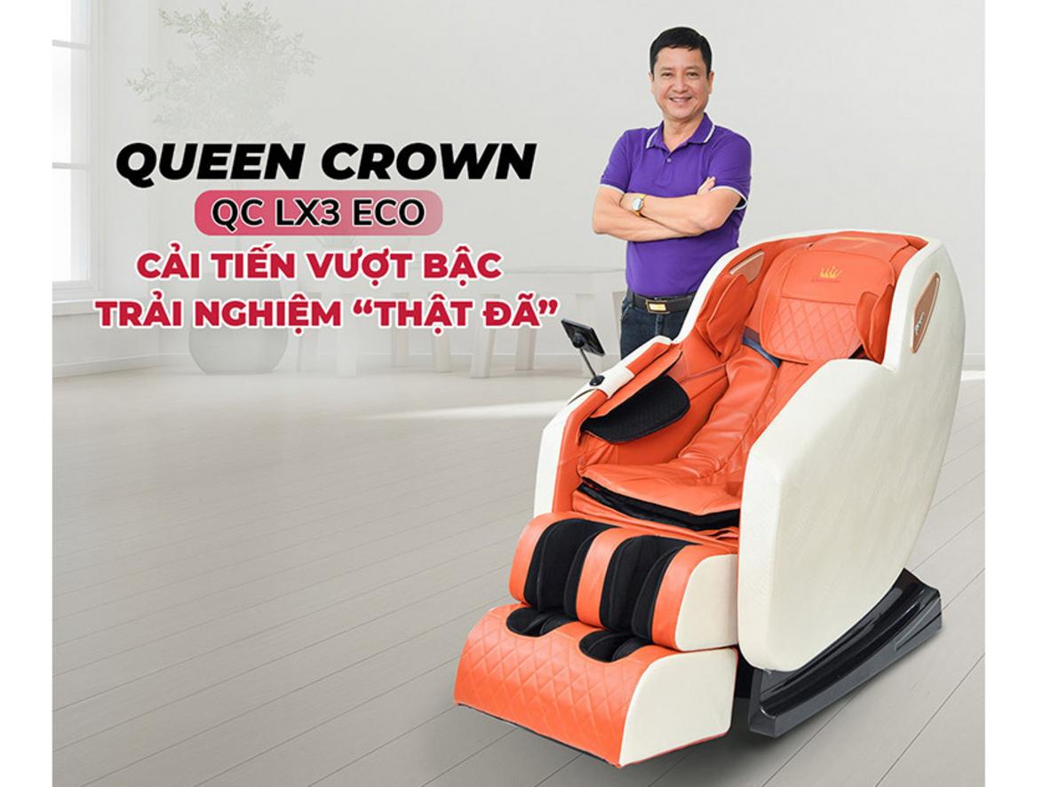 Tổng quan Ghế massage Queen Crown QC LX3 ECO