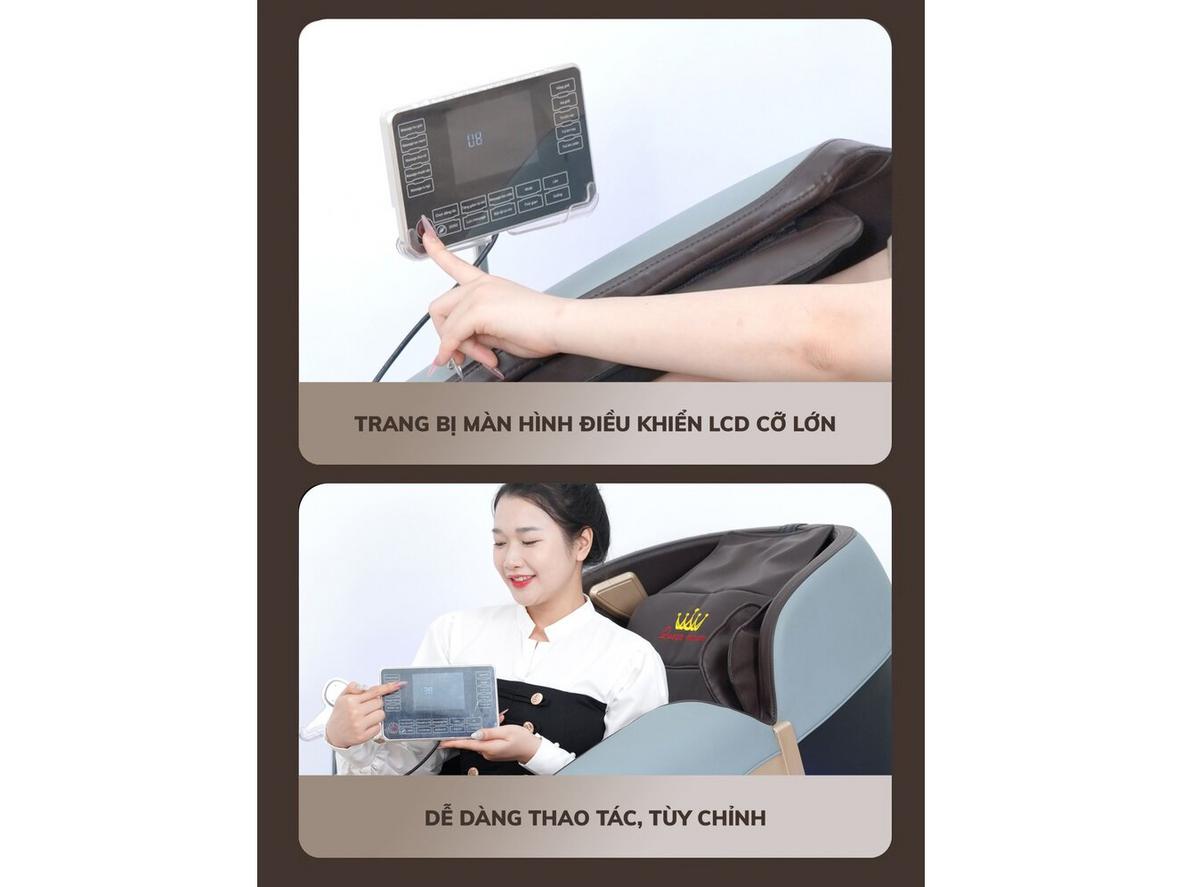 Tổng quan Ghế massage Queen Crown QE 66 LUX