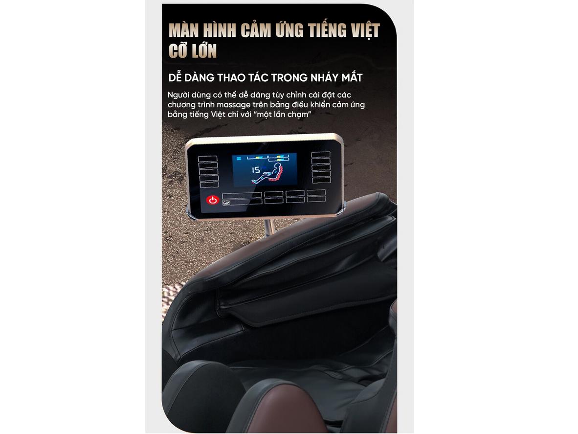 Tổng quan Ghế massage Queen Crown QE79