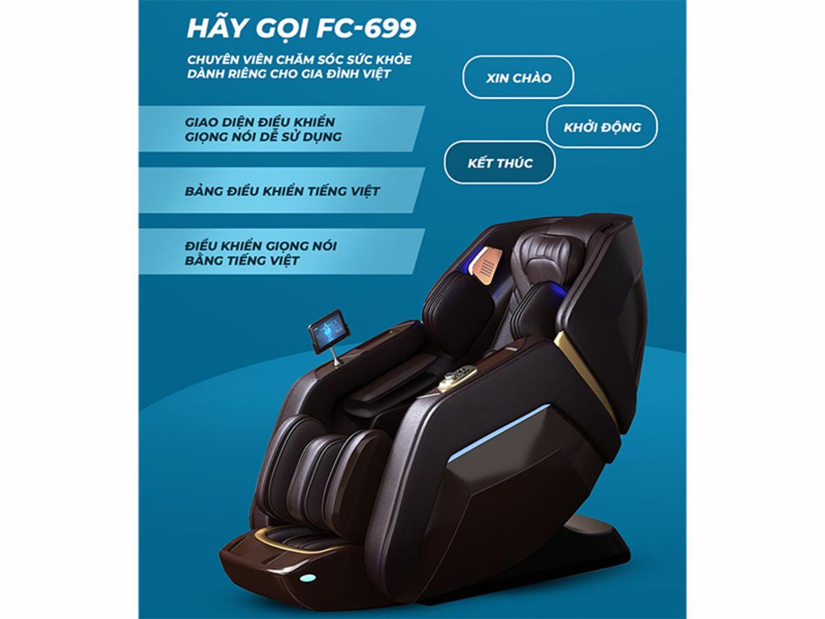 Tổng quan Ghế massage trị liệu Family FC-699