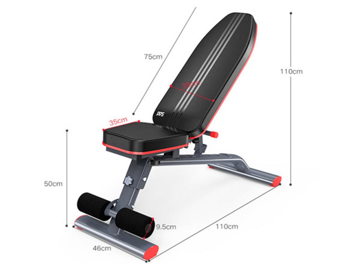 Khung thép chắc và yên ghế dày giúp DDS-1201 ổn định khi tập nặng.