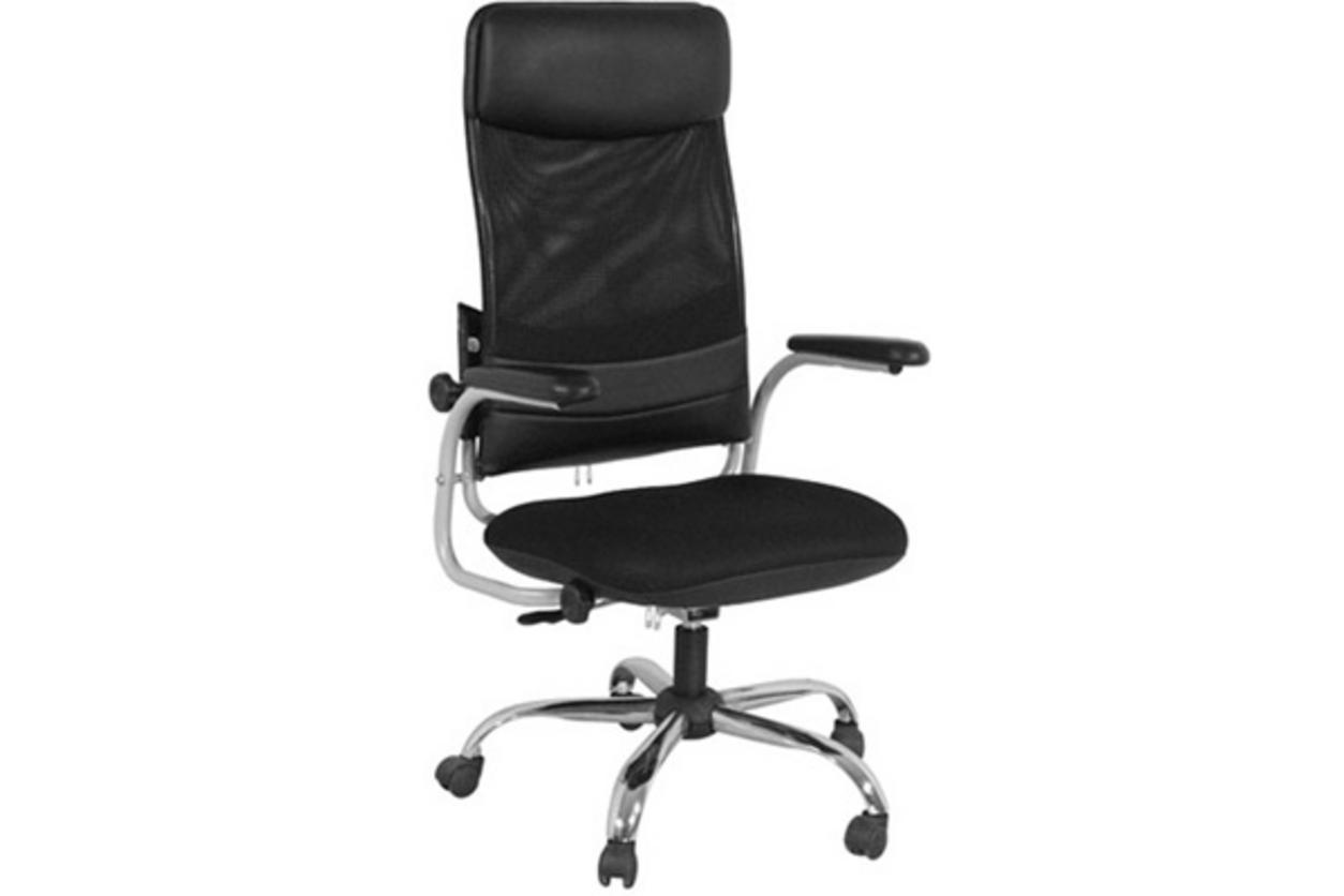 Ghế xoay GX207B-S ngả sâu, thoáng lưng, phù hợp ngồi lâu tại văn phòng.