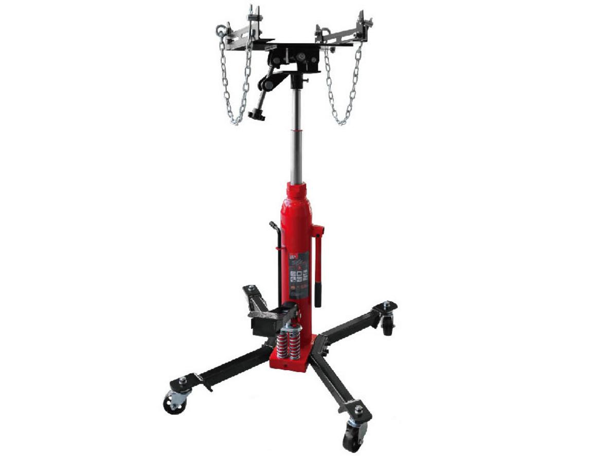 Giá đỡ hộp số 2 tầng 0.5 tấn Torin TEL05007 phù hợp cho thao tác tháo lắp hộp số an toàn và gọn trong gara.