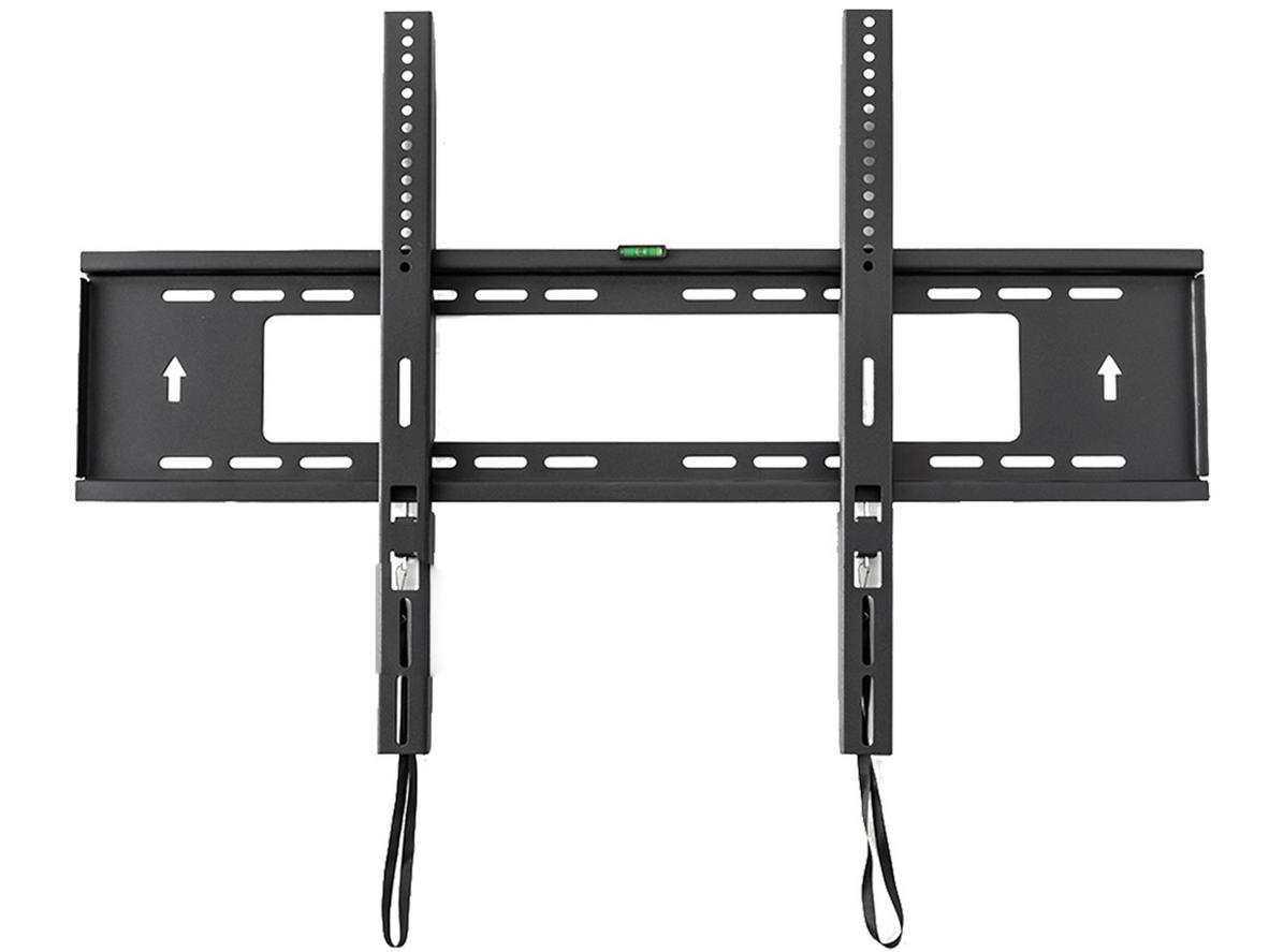 Giá treo tivi sát tường Ergotek E97 giúp TV 65–100 inch áp sát tường gọn đẹp.