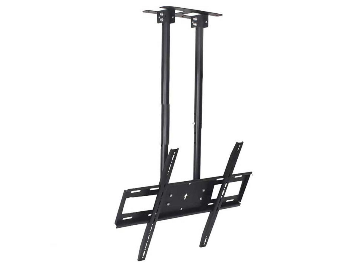 Giá treo tivi thả trần ErgoTek E580 gọn đẹp cho showroom, phòng họp và sảnh chờ.