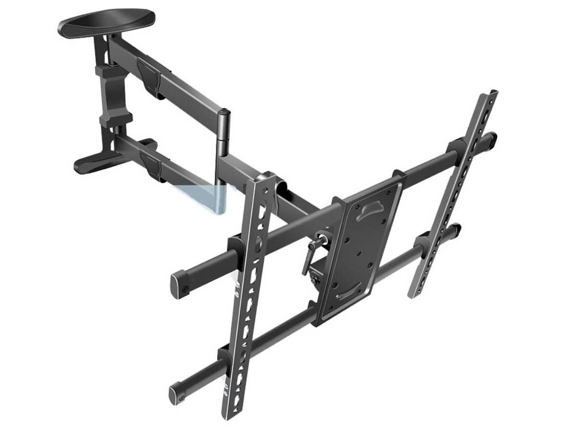 Giá treo tivi xoay vuông góc ErgoTek E89 40 - 75 inch cho không gian gọn và linh hoạt.