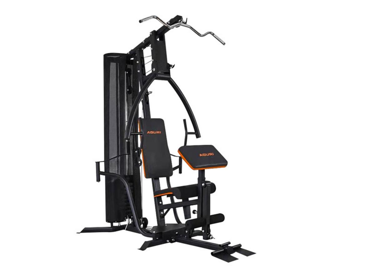 Giàn tạ đa năng Aguri AGG-405 gọn gàng cho góc tập tại nhà.