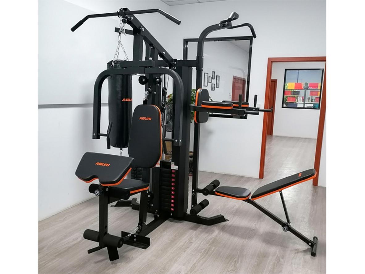 Cấu tạo chắc chắn giúp Aguri AGG-406 vận hành ổn định khi tập nặng.