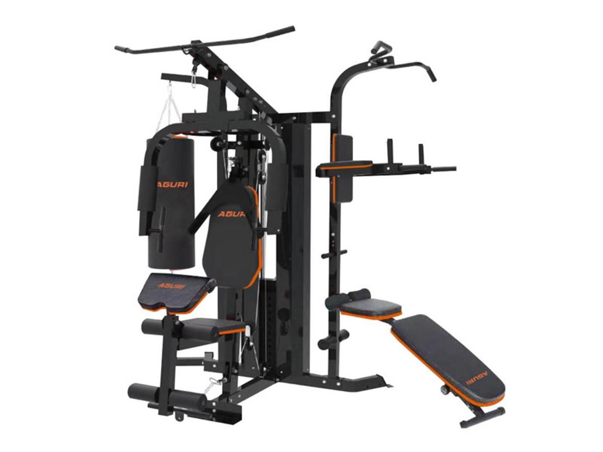 Giàn tạ đa năng Aguri AGG-406 tối ưu cho phòng gym tại nhà và không gian tập mini.