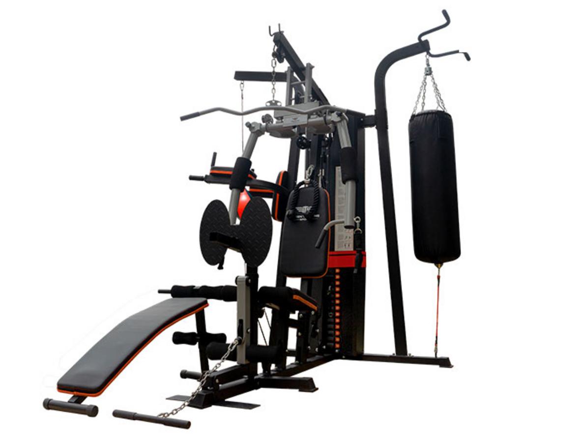 Giàn tạ đa năng HQ-808I gọn không gian, tập đa năng cho gia đình.