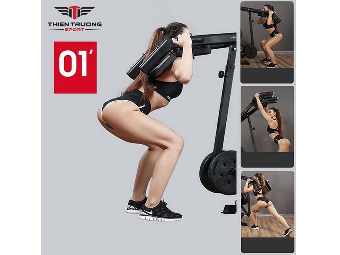 Giàn tạ đa năng HQ-908S phù hợp cho gia đình và phòng gym mini.