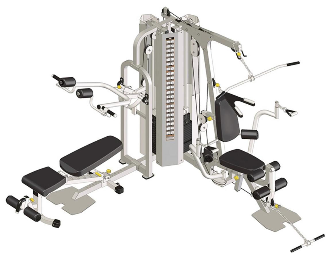 Giàn tạ đa năng Impulse IF2060 phù hợp phòng gym thương mại, studio PT và home gym cao cấp.