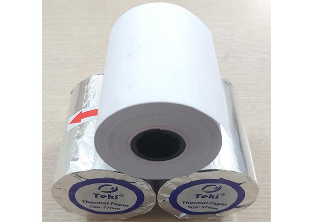Phân biệt giấy in nhiệt K57 phi 38 và phi 45 để chọn đúng cho máy POS.