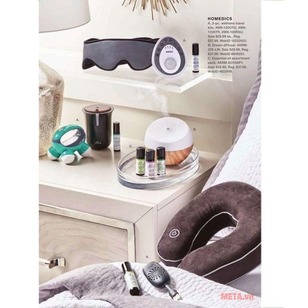 Gối massage cổ chữ U hỗ trợ nâng đỡ và thư giãn vùng cổ vai gáy.