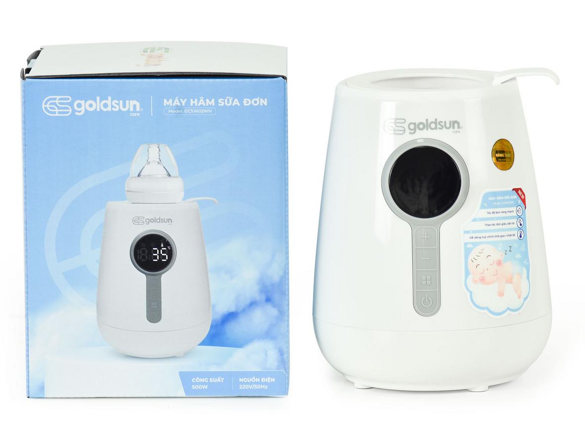 Công suất 500W giúp hâm nóng sữa nhanh trong khoảng 3 phút.