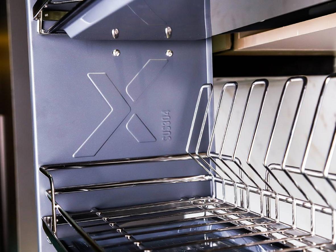 Rổ SUS304 và khung Inox 304 của GrandX XL.80M2.