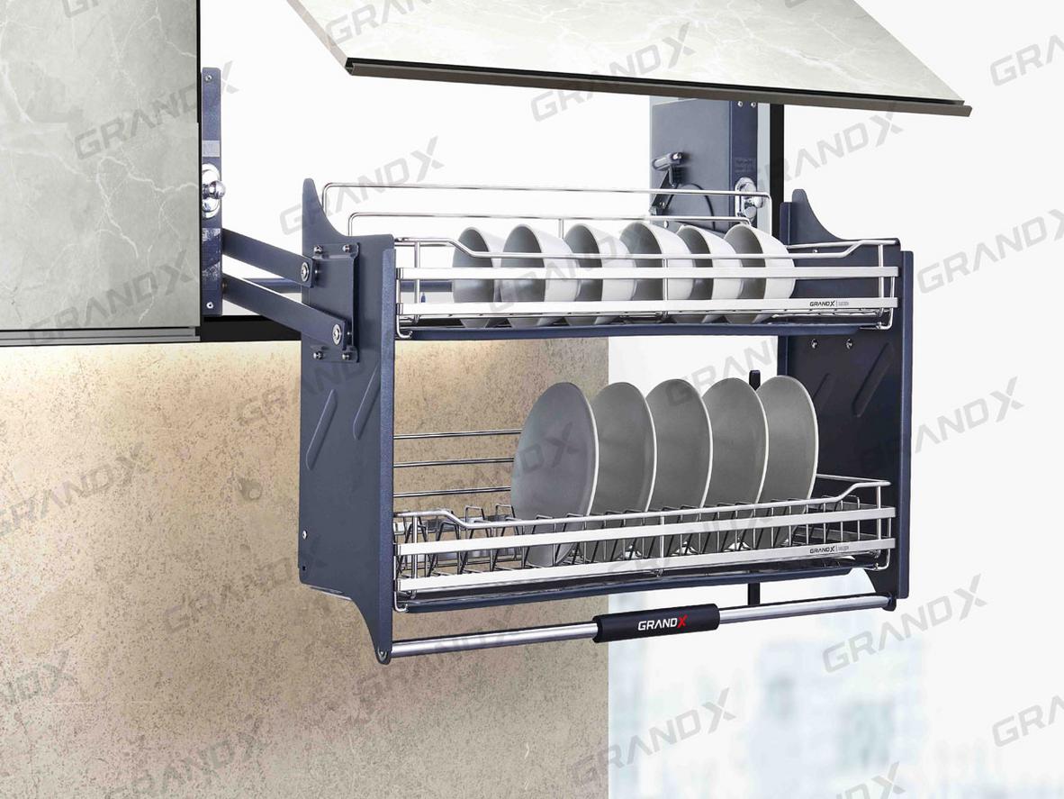 Cấu trúc 2 tầng nan dẹt và khung inox 304 của GrandX XL.70S2.
