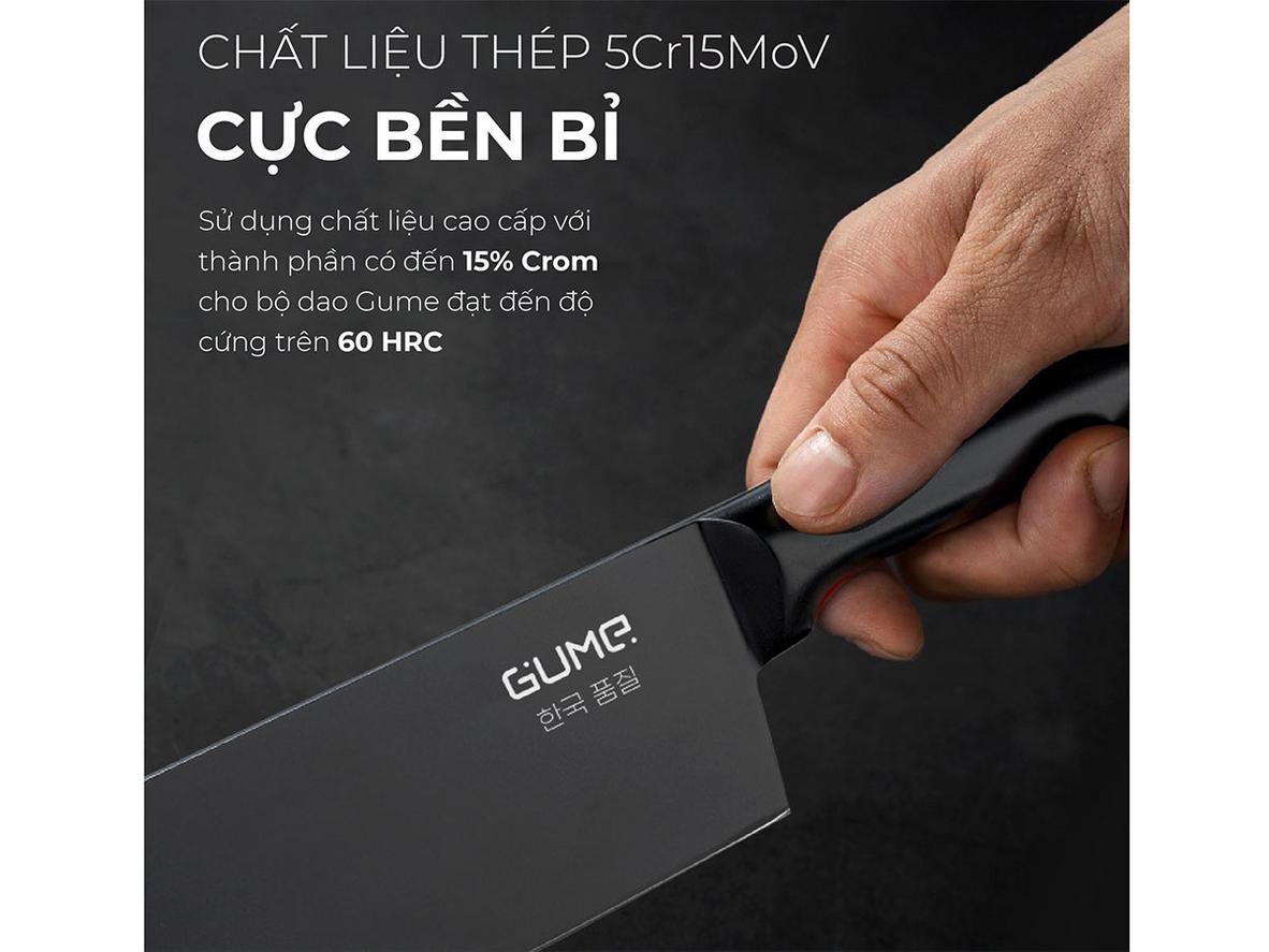 Công nghệ mài 9 bước giúp cạnh dao đồng đều hơn.