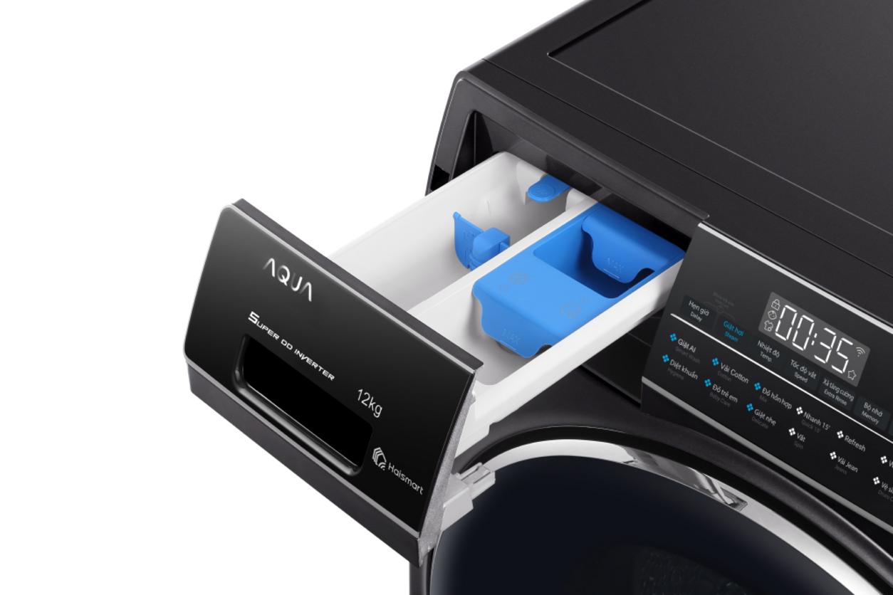 Haismart Wi‑Fi giúp điều khiển máy giặt từ xa tiện lợi.
