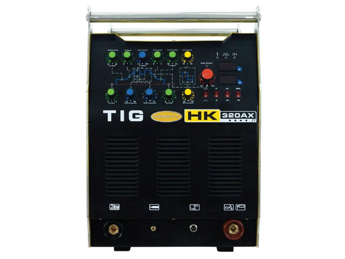 HF start và IGBT inverter giúp bắt hồ quang nhanh, ổn định.