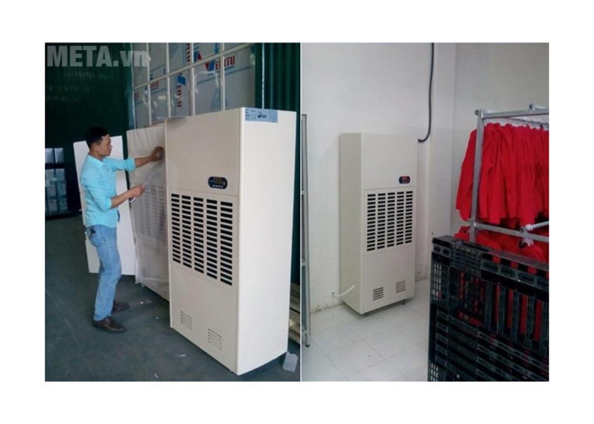 Công suất hút ẩm 240 lít/ngày giúp xử lý ẩm nhanh cho kho xưởng lớn