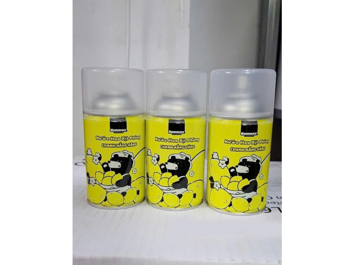 Dung tích 280ml giúp Hommax dùng lâu, phù hợp nhu cầu thơm phòng ổn định.