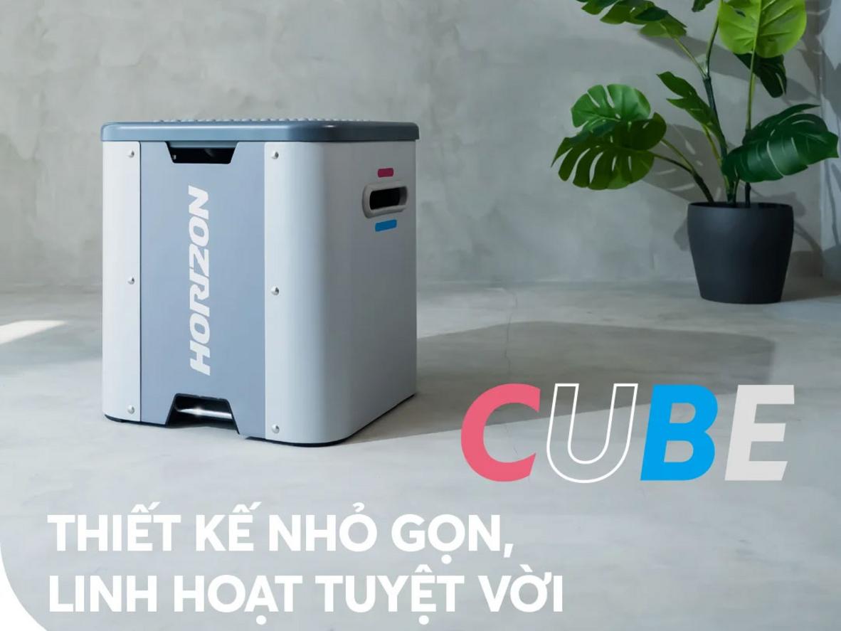 Tải trọng 130kg giúp Horizon Cube đáp ứng nhu cầu tập sức mạnh tại nhà.