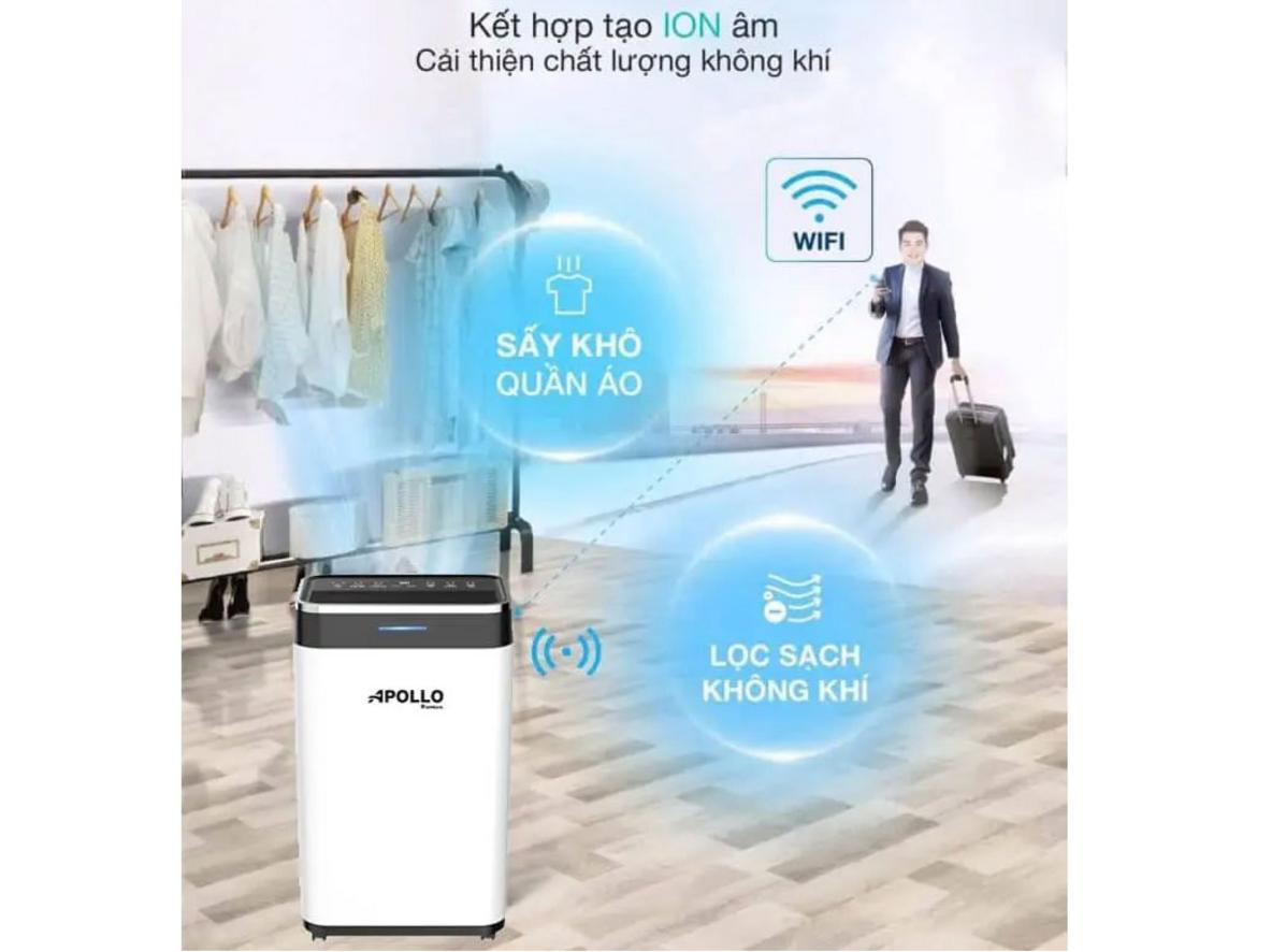 Công suất 25 lít/ngày giúp xử lý nồm ẩm nhanh hơn cho phòng vừa.
