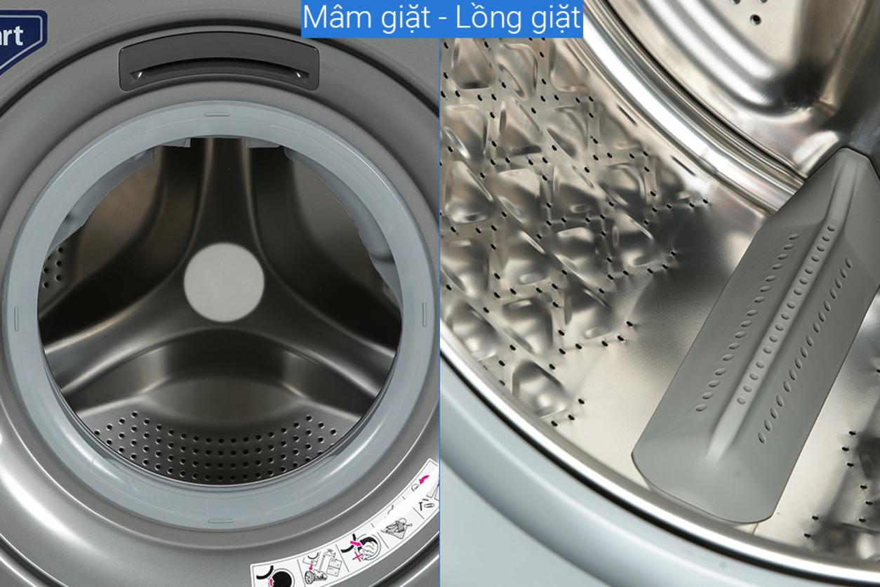 Hybrid Dry sấy nâng niu, kiểm soát nhiệt để bảo vệ quần áo.