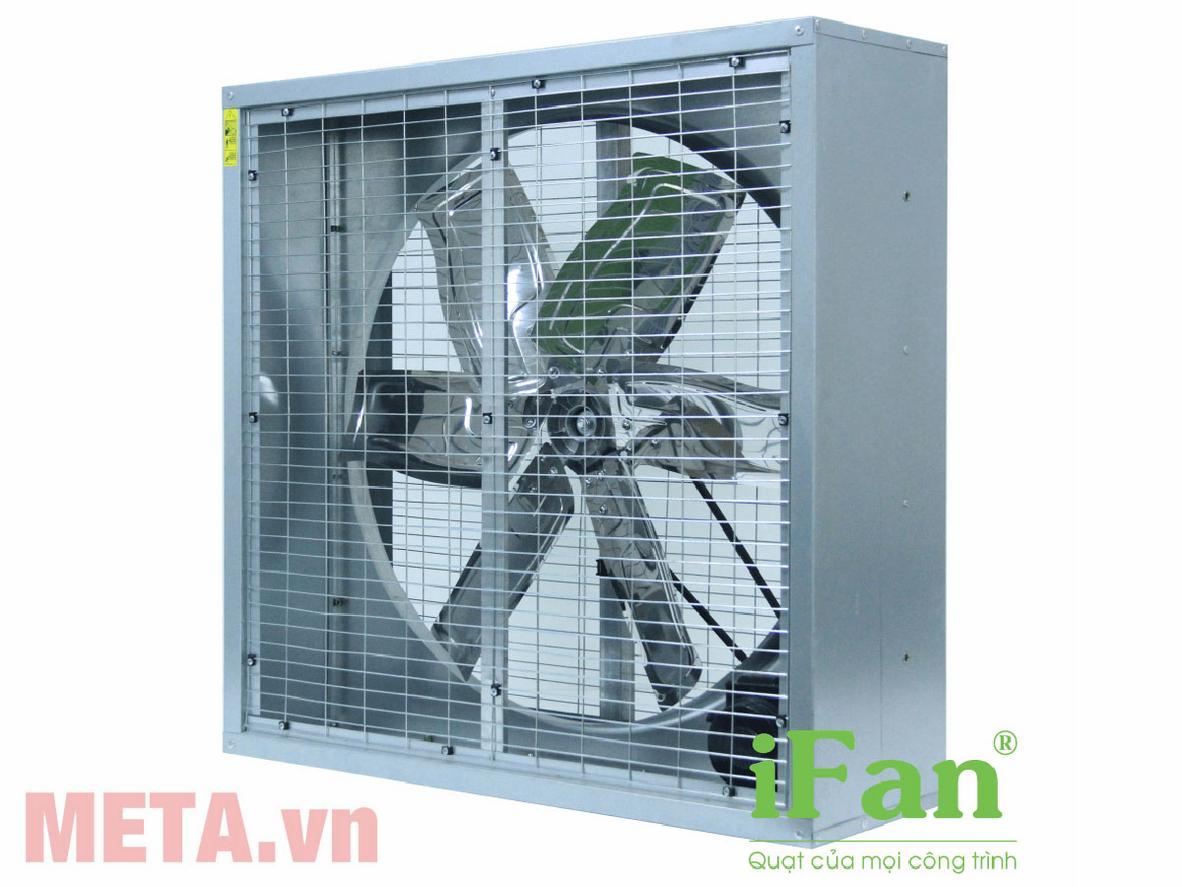 Công suất 370W giúp iFan 36D hút gió mạnh cho nhà xưởng và kho hàng.