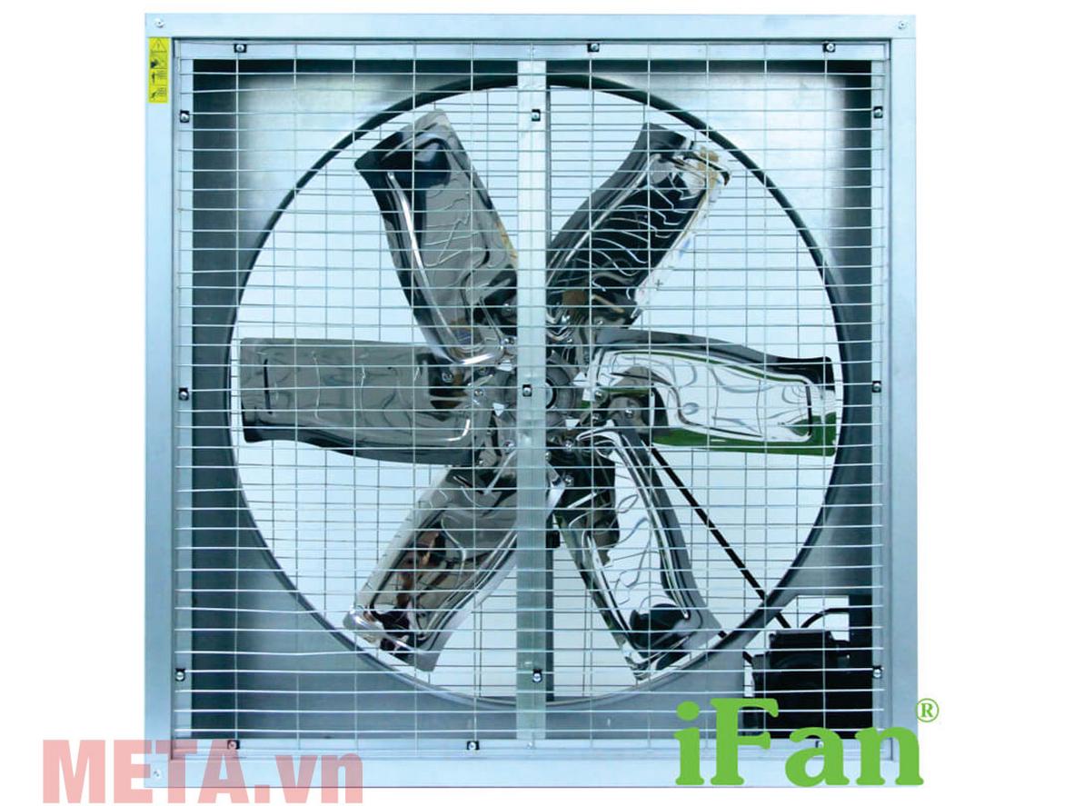 6 cánh inox chống gỉ giúp iFan 48D tạo luồng gió mạnh, bền bỉ hơn