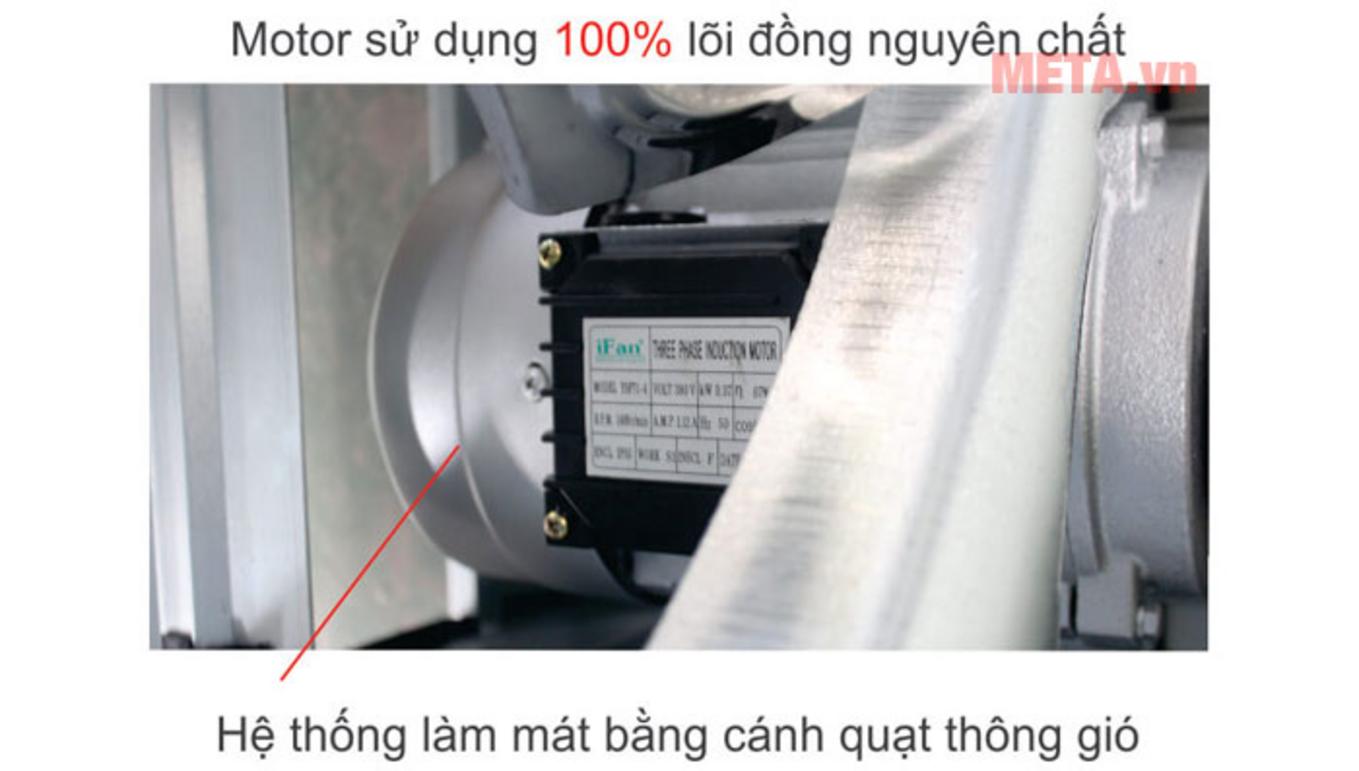 Lưu lượng gió lớn giúp iFan 54D thông gió nhanh cho không gian rộng