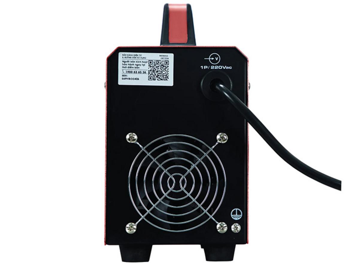 Công nghệ IGBT giúp máy vận hành ổn định và dễ kiểm soát hồ quang.