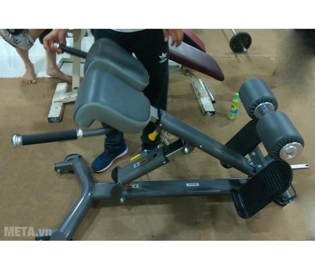 Khung thép ống oval kép giúp tăng độ ổn định và độ bền khi tập luyện.