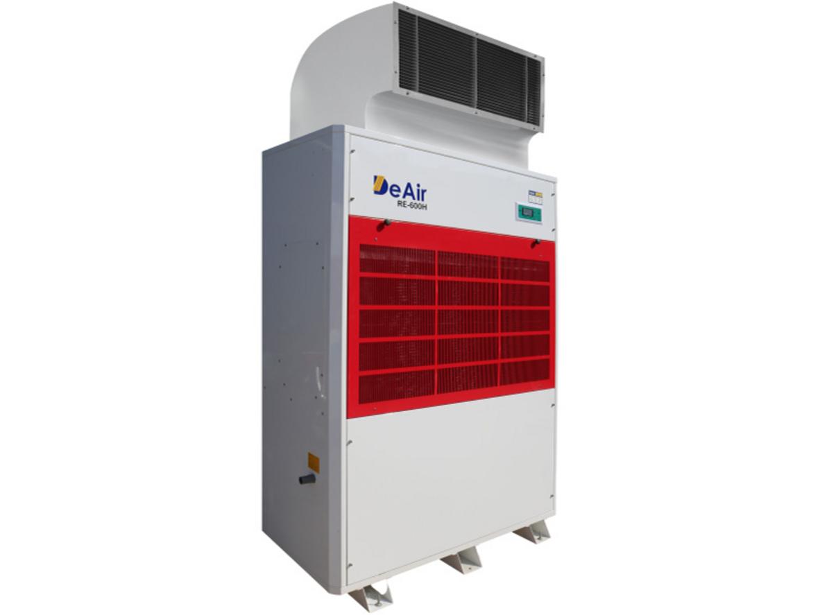 Vỏ inox giúp DeAir.RE-600H phù hợp hơn với kho muối và kho hóa chất.