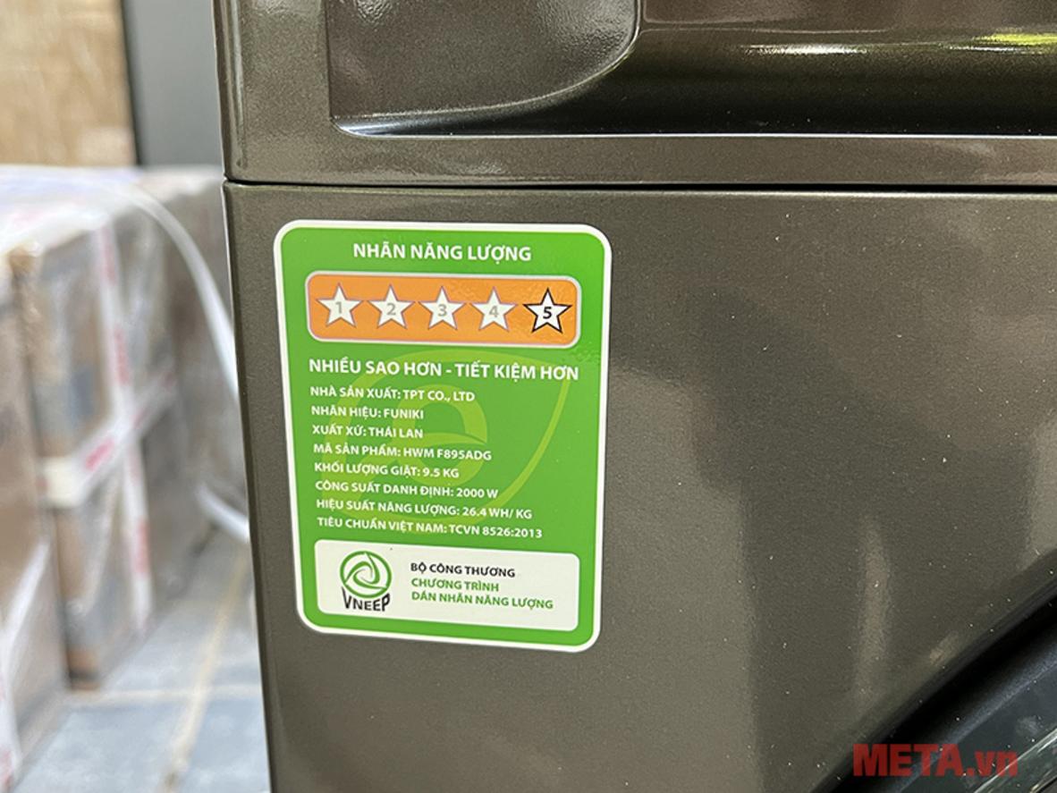 Inverter BLDC giúp máy vận hành êm và tiết kiệm điện.