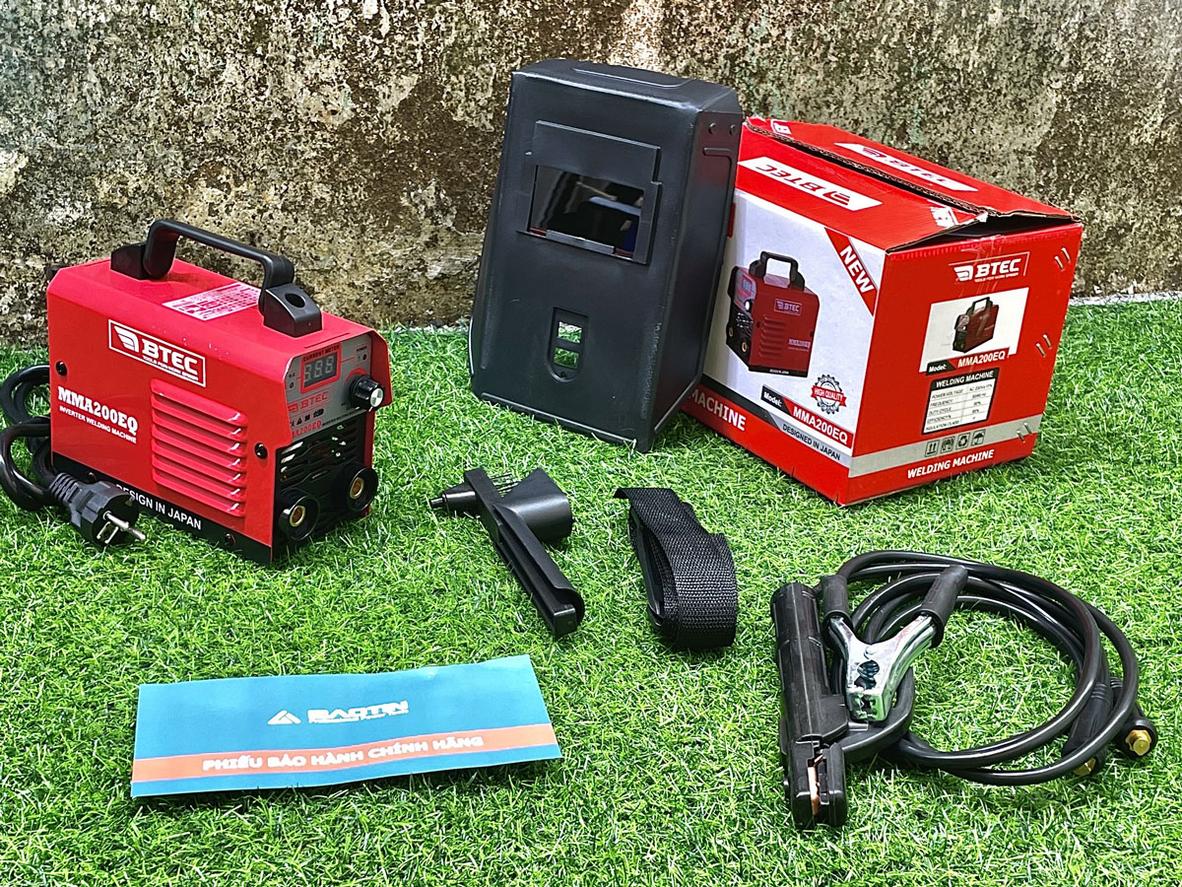 Inverter IGBT giúp mồi hồ quang nhanh và giữ dòng hàn ổn định.