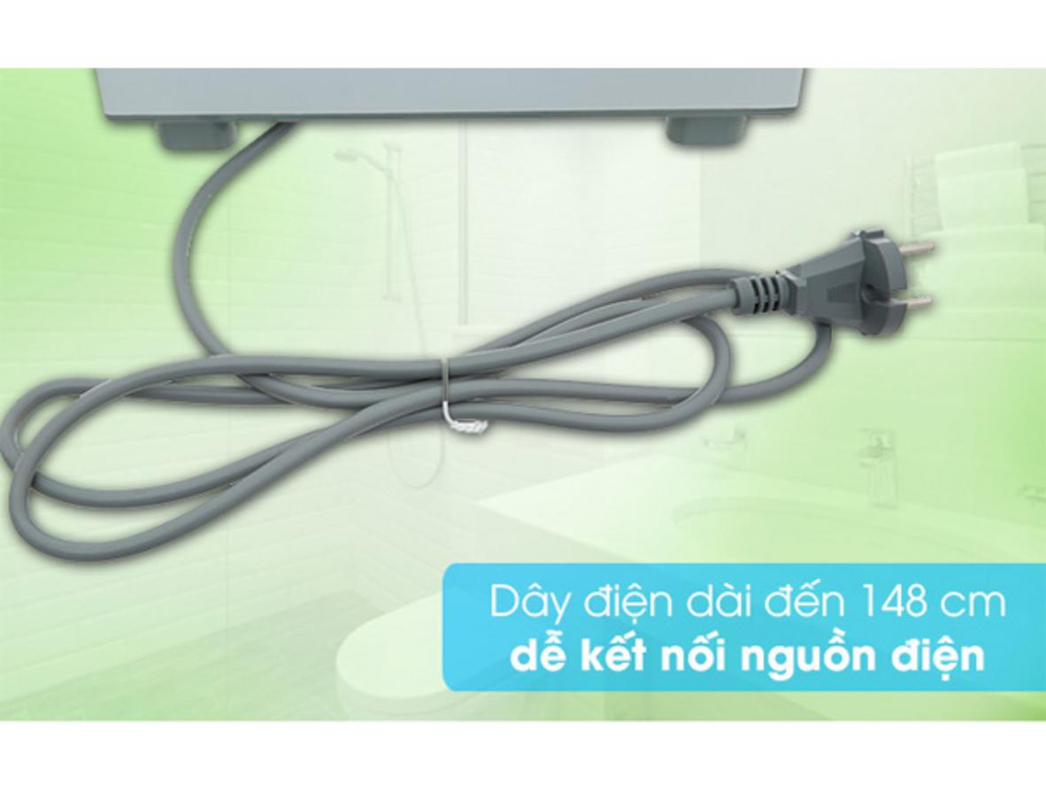 Chuẩn IPX2 hỗ trợ sử dụng ổn định hơn trong phòng tắm ẩm.