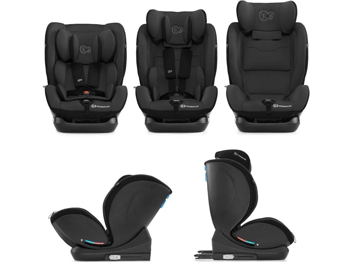 ISOFIX + Top Tether giúp cố định ghế chắc chắn hơn.