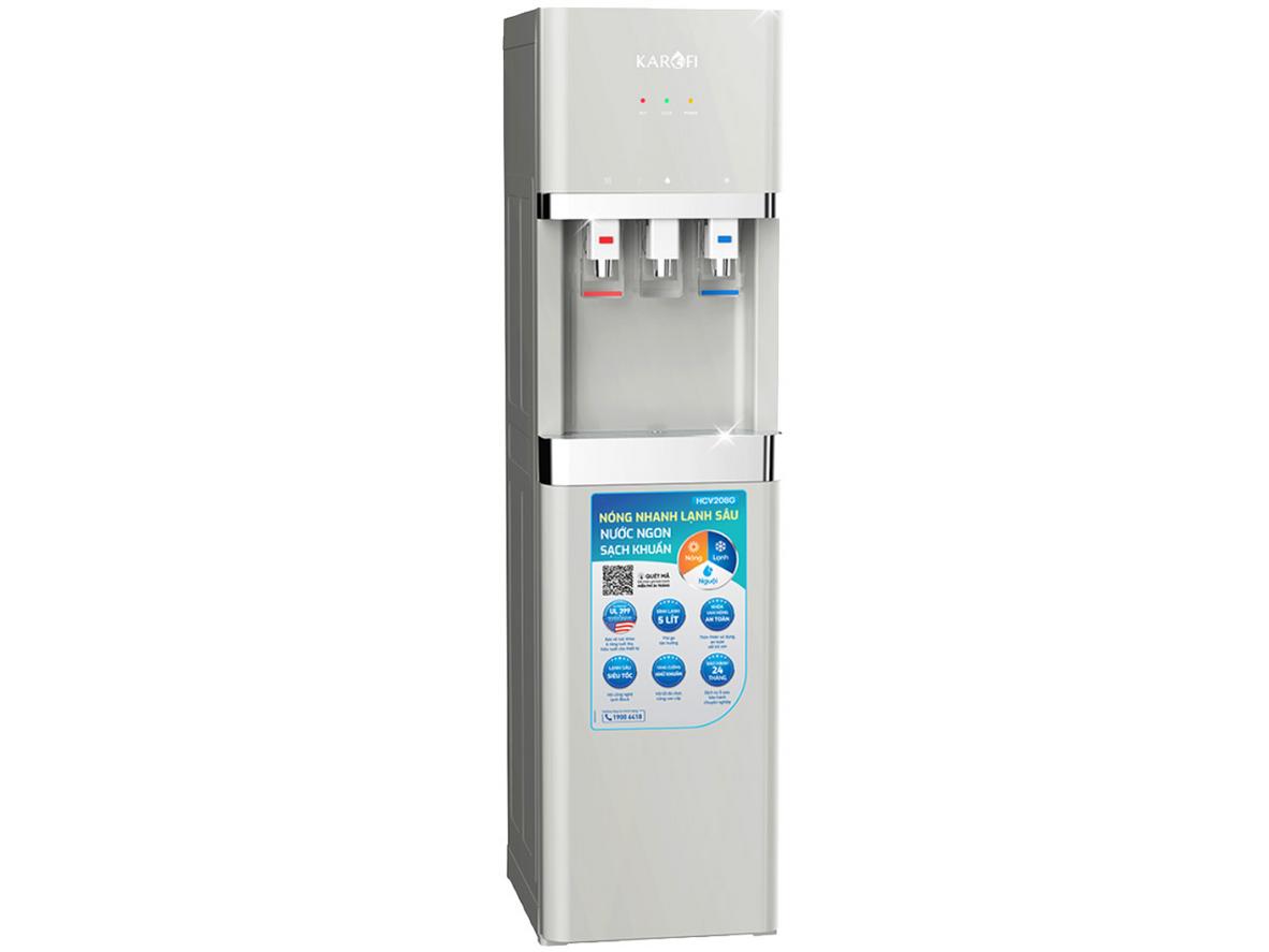 3 vòi riêng biệt giúp lấy đúng nhiệt độ nước theo nhu cầu.