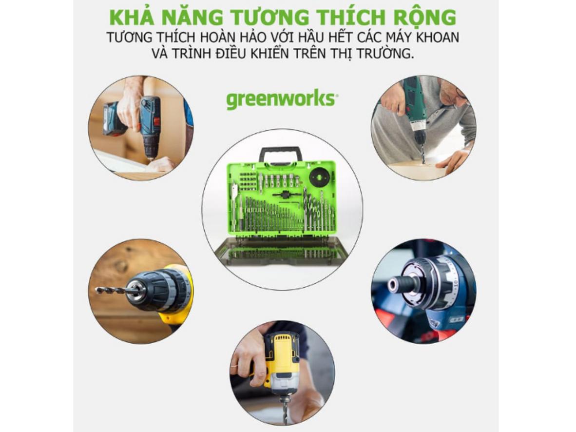 Bộ mũi khoan dùng tốt cho gỗ, nhựa và kim loại mỏng trong các việc sửa chữa nhẹ.