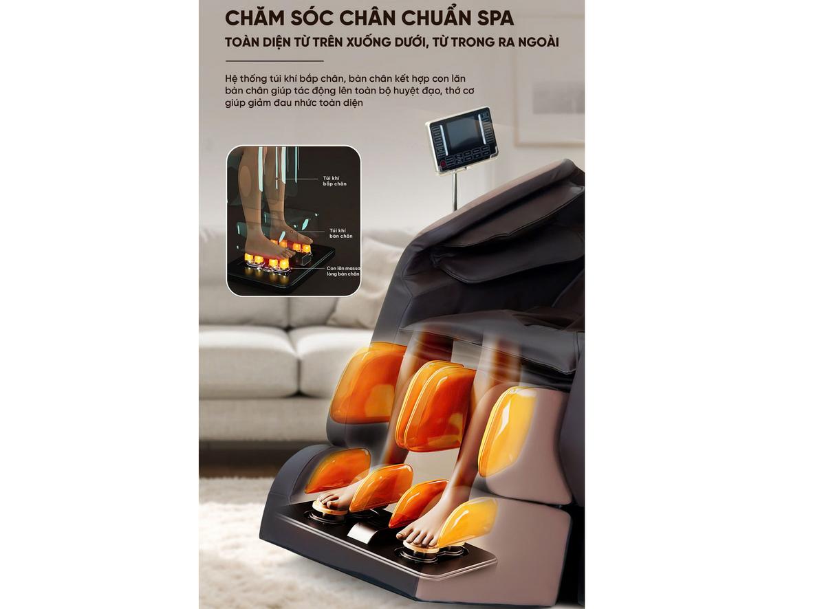 Không trọng lực và chất liệu PU vân Nappa