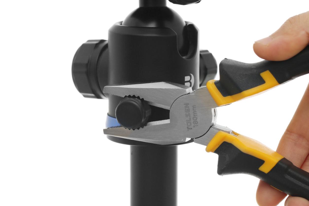 Kìm cắt 165mm xử lý dây điện và dây kim loại mảnh nhanh gọn.