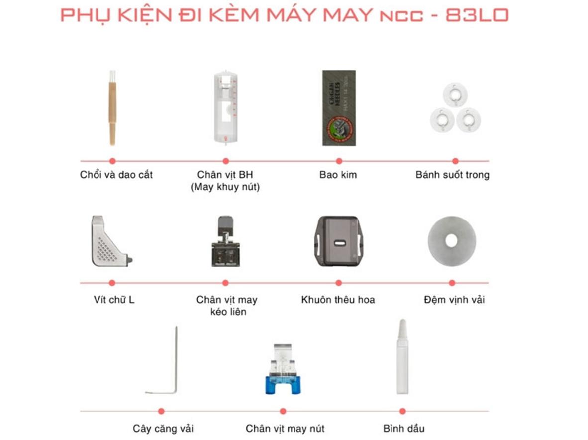 Làm khuy 4 bước và đơm nút tiện lợi