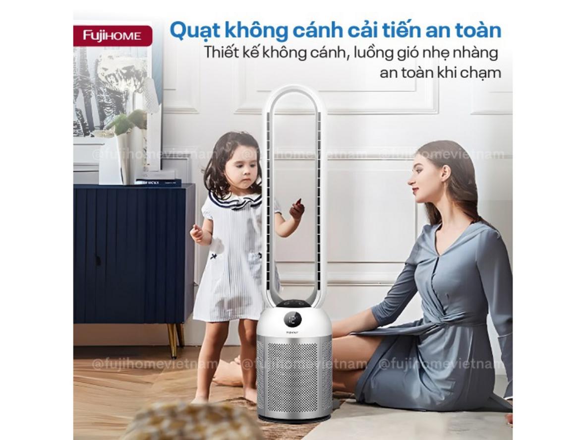 Làm mát êm ái cho phòng ngủ và sinh hoạt hằng ngày