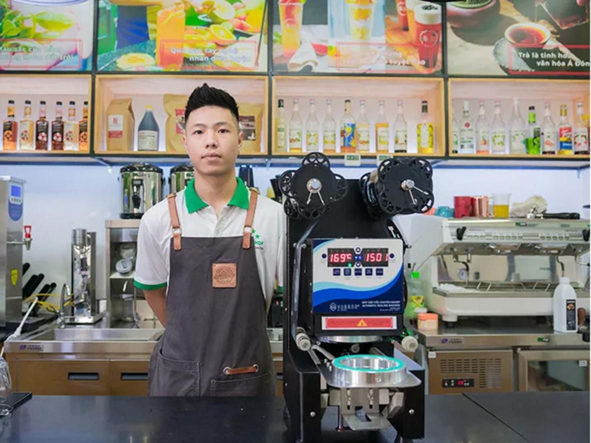 Màn hình LCD song ngữ Việt - Anh dễ thao tác