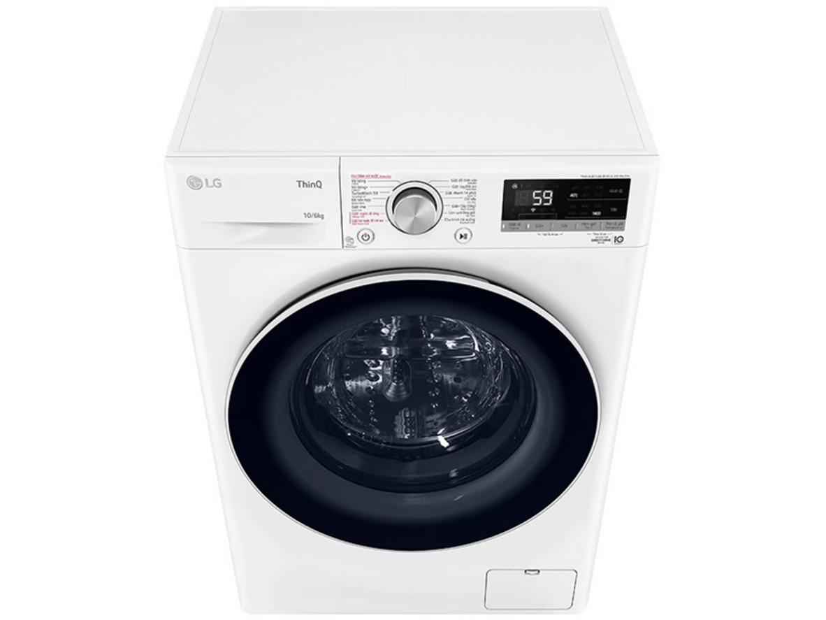 LG ThinQ™ giúp điều khiển từ xa, lồng thép không gỉ tăng độ bền.