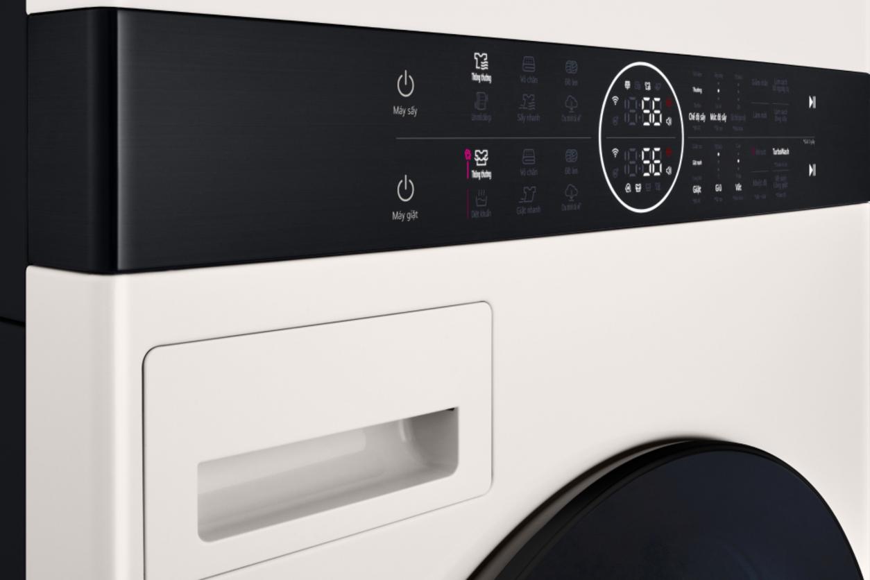 Thiết kế WashTower™ liền khối giúp tối ưu không gian và thao tác dễ hơn.