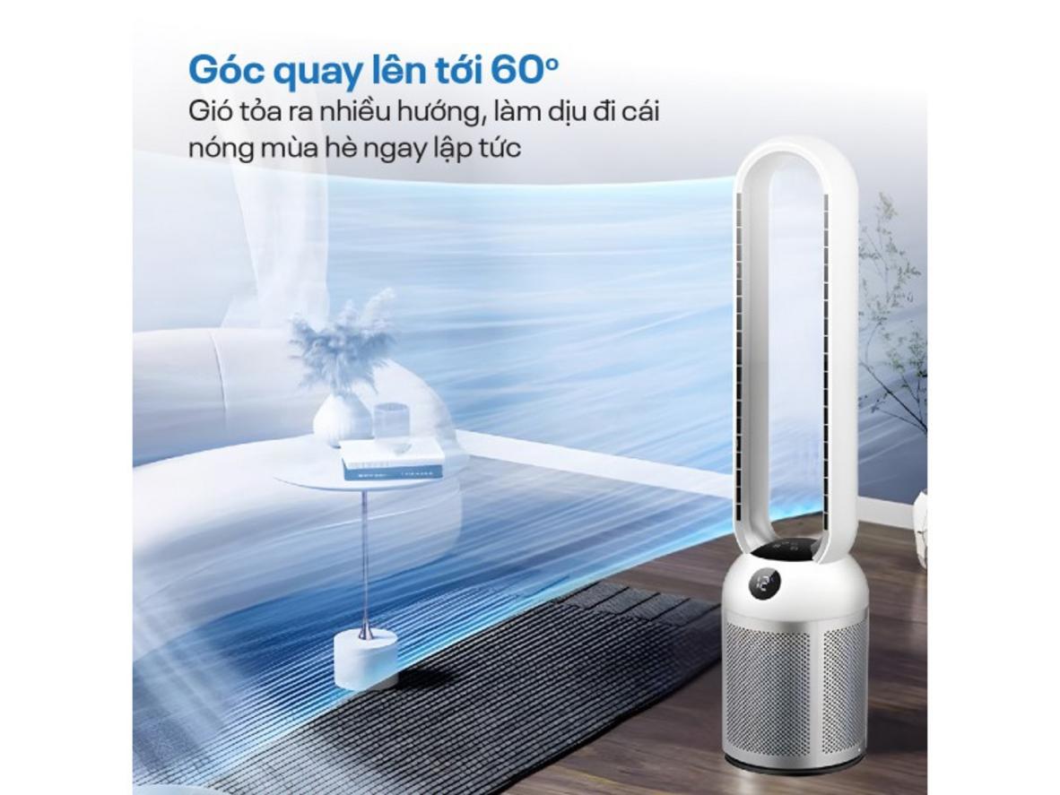 Hỗ trợ lọc không khí bằng ion âm