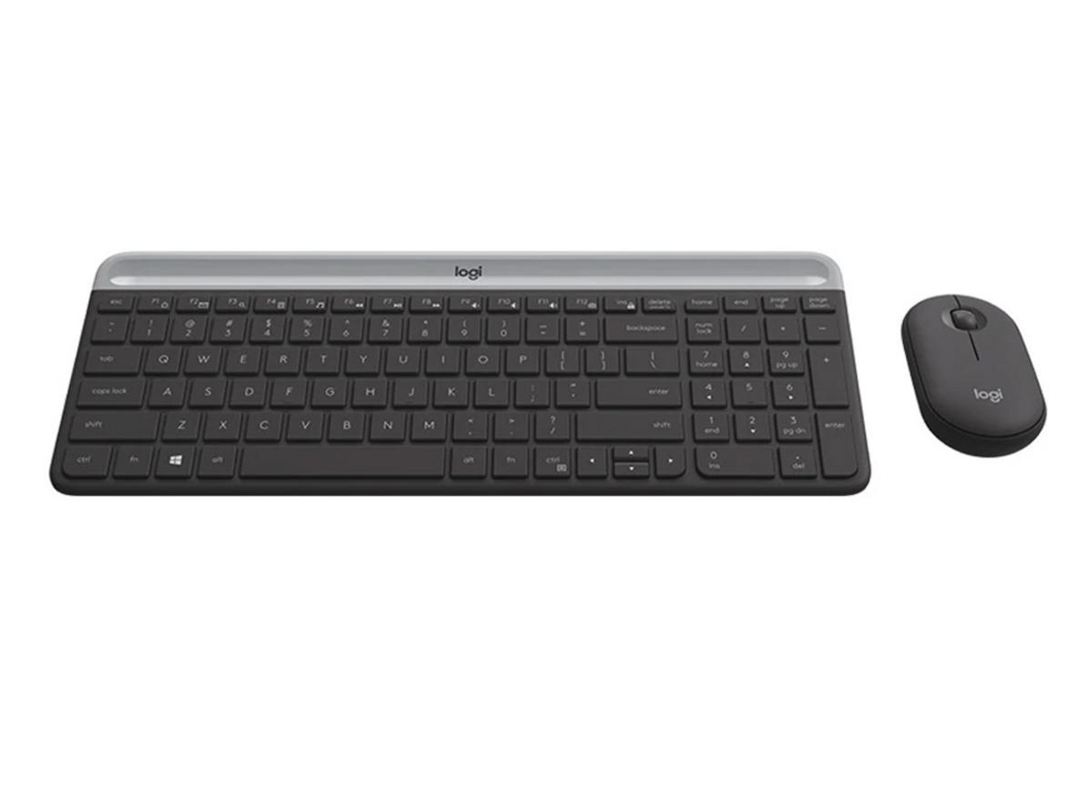 Thiết kế low-profile giúp Logitech MK470 gọn hơn, gõ êm hơn và dễ bố trí hơn.